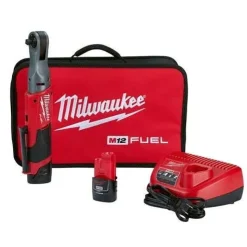 M12 Fuel 3/8" Ratchet (2.0Ah) w/ M12 REDLITHIUM HIGH OUTPUT XC5.0 Battery Bundle