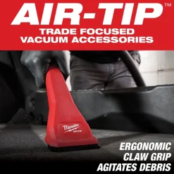 Milwaukee AIR-TIP Claw Utility Nozzle Vacuum Attachment w/ Brushes 49-90-2040