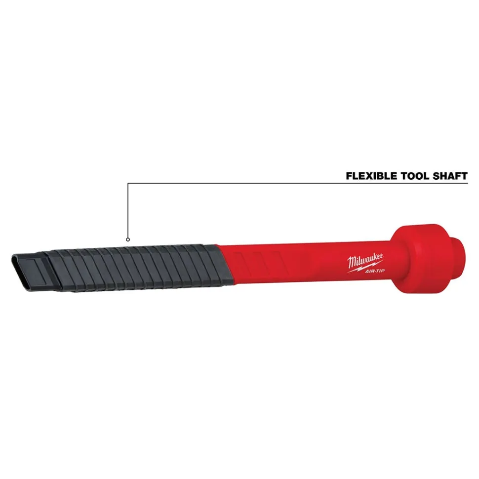 Milwaukee AIR-TIP Flexible Long Reach Crevice Tool Vacuum Attachment 49-90-2030