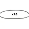 Milwaukee 44-7/8" Bandsaw Blades Extreme Thick Metal Deep Cut 8/10 TPI (25 Pack) 48-39-0605