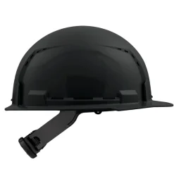 Milwaukee Black Front Brim Vented Type 1 Class C Hard Hat w/ 4pt Ratcheting Suspension 48-73-1210