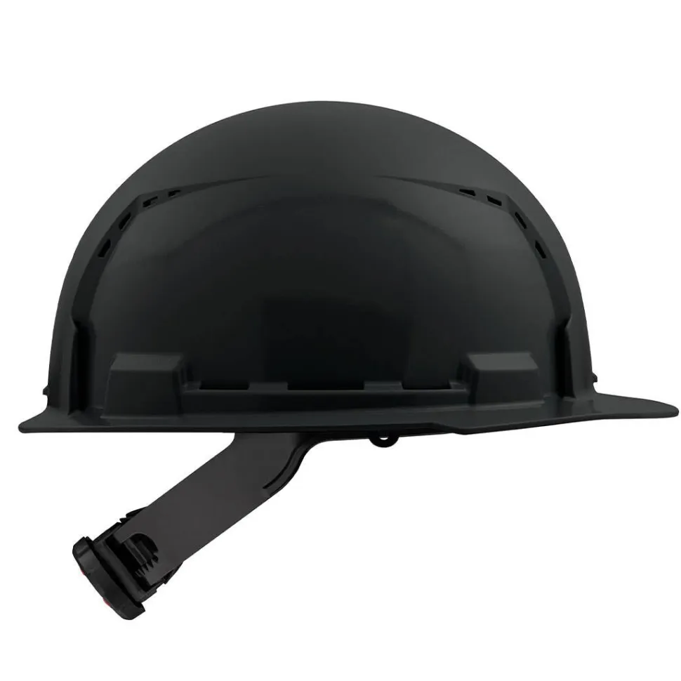 Milwaukee Black Front Brim Vented Type 1 Class C Hard Hat w/ 4pt Ratcheting Suspension 48-73-1210