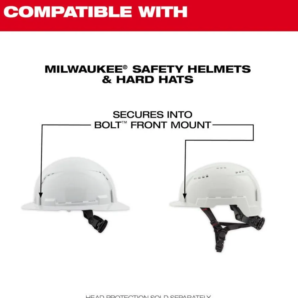 Milwaukee BOLT Eye Visor - Mirrored Dual Coat Lens (Compatible with Milwaukee BOLT Safety Helmets & BOLT Hard Hats) 48-73-1419
