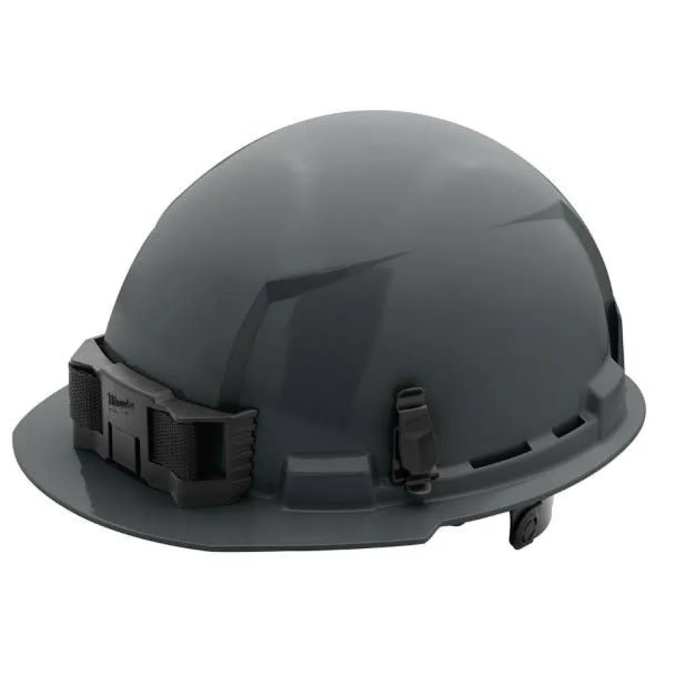 Milwaukee BOLT Hard Hat Unvented, Class E Front Brim 6pt Suspension - Grey 48-73-1134