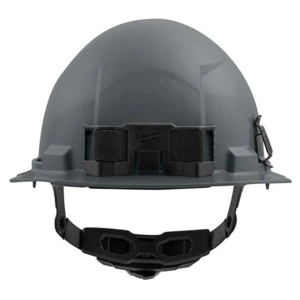 Milwaukee BOLT Hard Hat Unvented, Class E Front Brim 6pt Suspension - Grey 48-73-1134