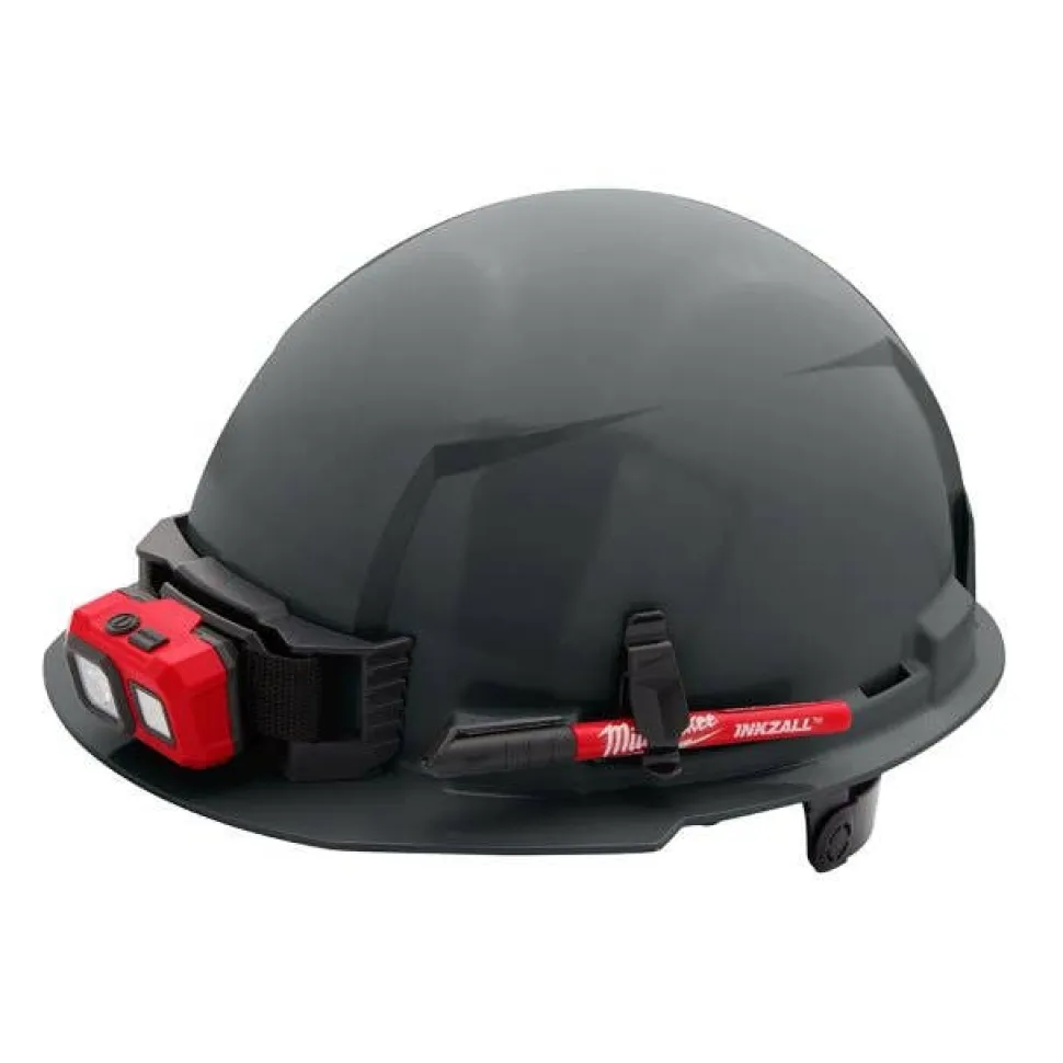 Milwaukee BOLT Hard Hat Unvented, Class E Front Brim 6pt Suspension - Grey 48-73-1134