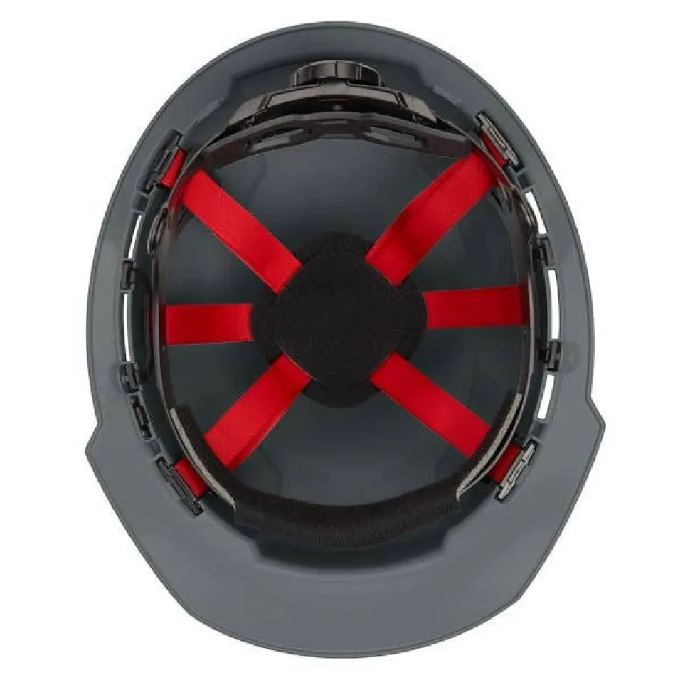 Milwaukee BOLT Hard Hat Unvented, Class E Front Brim 6pt Suspension - Grey 48-73-1134