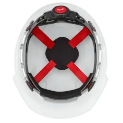 Milwaukee BOLT Hard Hat Unvented Class E Full Brim White 4pt Suspension 48-73-1100