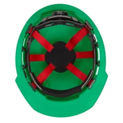 Milwaukee BOLT Hard Hat Unvented, Class E Front Brim 6pt Suspension - Green 48-73-1126