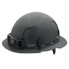 Milwaukee BOLT Hard Hat Vented, Class C Full Brim 6pt Suspension - Grey 48-73-1235