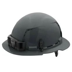 Milwaukee BOLT Hard Hat Vented, Class C Full Brim 6pt Suspension - Grey 48-73-1235