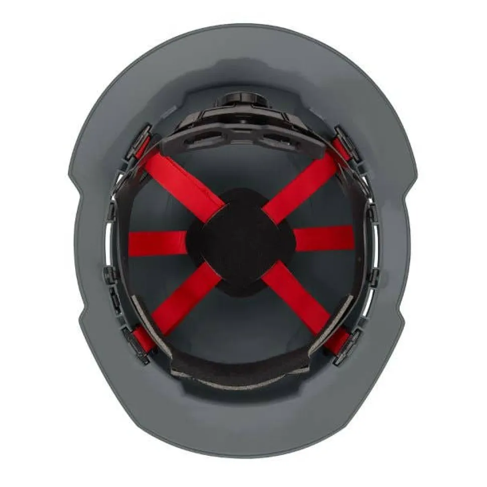 Milwaukee BOLT Hard Hat Vented, Class C Full Brim 6pt Suspension - Grey 48-73-1235