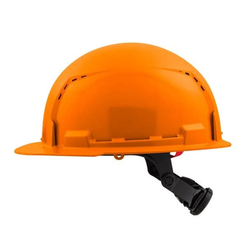 Milwaukee BOLT Hard Hat Vented, Class C Front Brim 6pt Suspension - Orange 48-73-1232