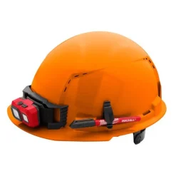 Milwaukee BOLT Hard Hat Vented, Class C Front Brim 6pt Suspension - Orange 48-73-1232