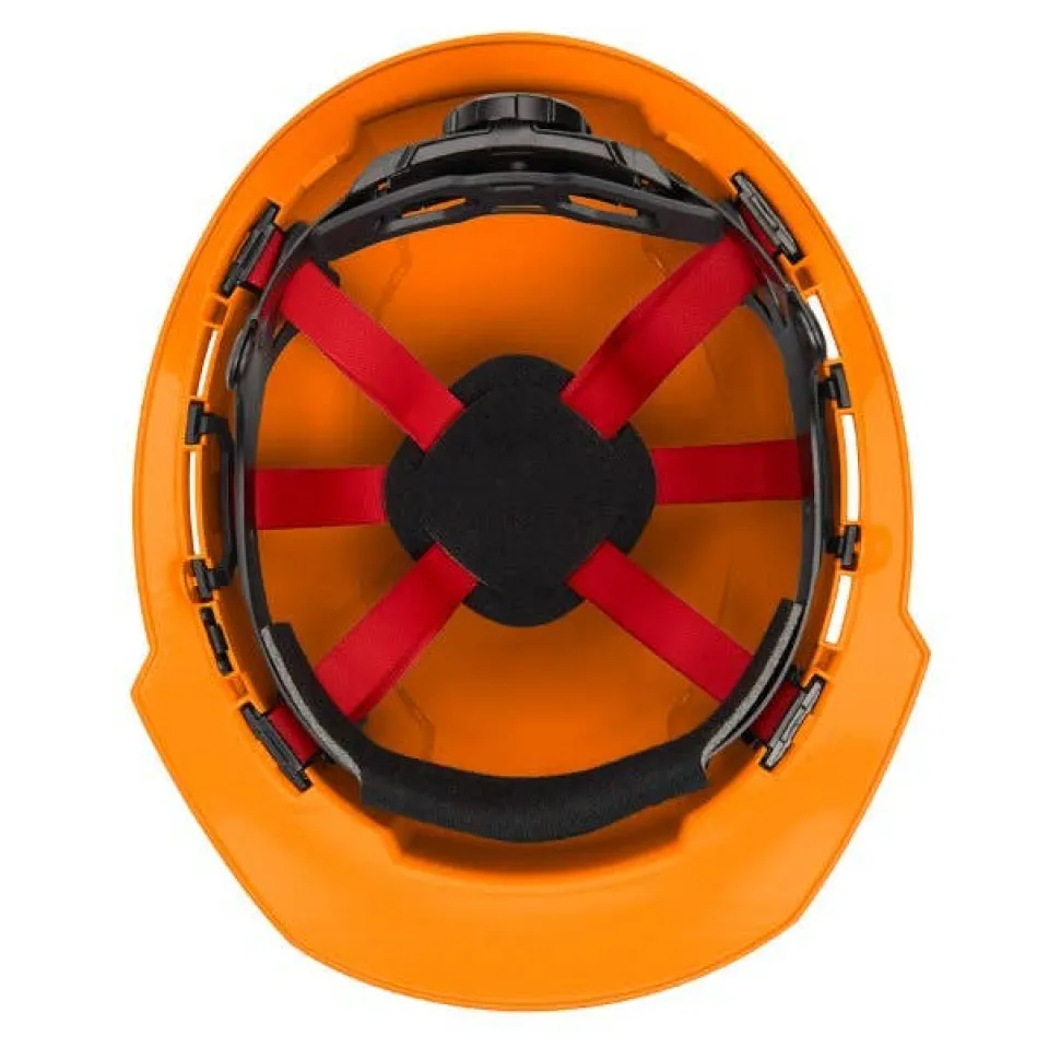 Milwaukee BOLT Hard Hat Vented, Class C Front Brim 6pt Suspension - Orange 48-73-1232