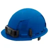 Milwaukee BOLT Hard Hat Vented, Class C Front Brim 6pt Suspension - Blue 48-73-1224