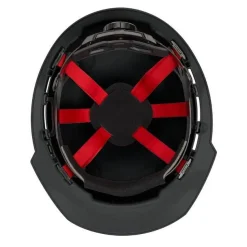 Milwaukee BOLT Hard Hat Vented, Class C Front Brim 6pt Suspension - Black 48-73-1230