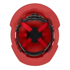 Milwaukee BOLT Hard Hat Vented, Class C Full Brim 6pt Suspension - Red 48-73-1229