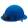 Milwaukee BOLT Hard Hat Vented, Class C Full Brim 6pt Suspension - Blue 48-73-1225