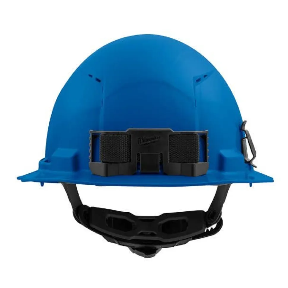 Milwaukee BOLT Hard Hat Vented, Class C Full Brim 6pt Suspension - Blue 48-73-1225