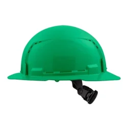 Milwaukee BOLT Hard Hat Vented, Class C Full Brim 6pt Suspension - Green 48-73-1227