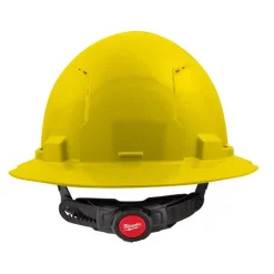 Milwaukee BOLT Hard Hat Vented, Class C Full Brim 6pt Suspension - Yellow 48-73-1223