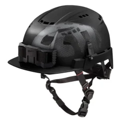 Milwaukee BOLT Type 2, Class C Vented Front Brim Safety Helmet w/ IMPACT ARMOR Liner - Black 48-73-1374