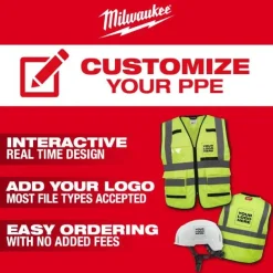 Milwaukee BOLT Type 2, Class C Vented Front Brim Safety Helmet w/ IMPACT ARMOR Liner - Blue 48-73-1368