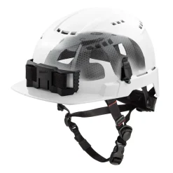 Milwaukee BOLT Type 2, Class C Vented Front Brim Safety Helmet w/ IMPACT ARMOR Liner - White 48-73-1364