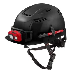 Milwaukee BOLT Type 2, Class C Vented Front Brim Safety Helmet - Black 48-73-1330