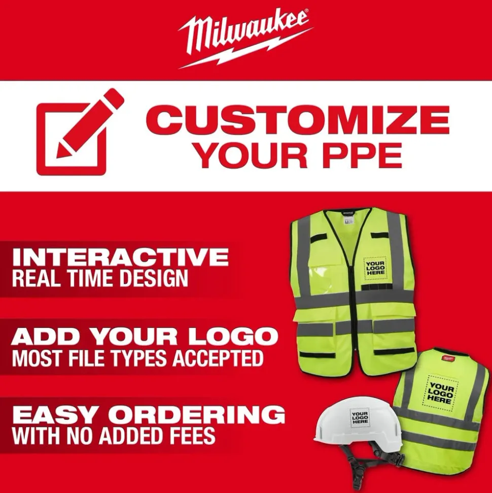 Milwaukee BOLT Type 2, Class E Unvented Front Brim Safety Helmet w/ IMPACT ARMOR Liner - White 48-73-1365