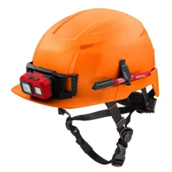 Milwaukee BOLT Type 2, Class E Unvented Front Brim Safety Helmet - Orange 48-73-1333