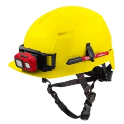 Milwaukee BOLT Type 2, Class E Unvented Front Brim Safety Helmet - Yellow 48-73-1323