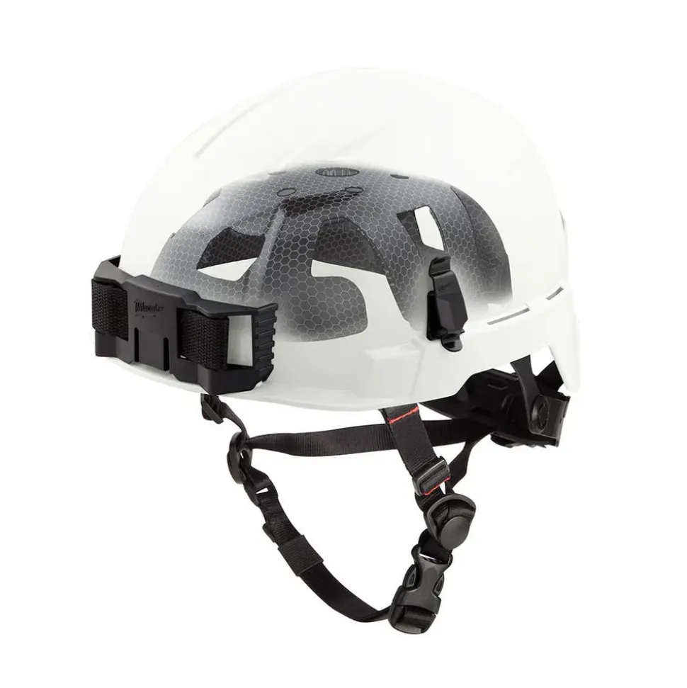 Milwaukee BOLT Type 2, Class E Unvented Safety Helmet w/ IMPACT ARMOR Liner - White 48-73-1351
