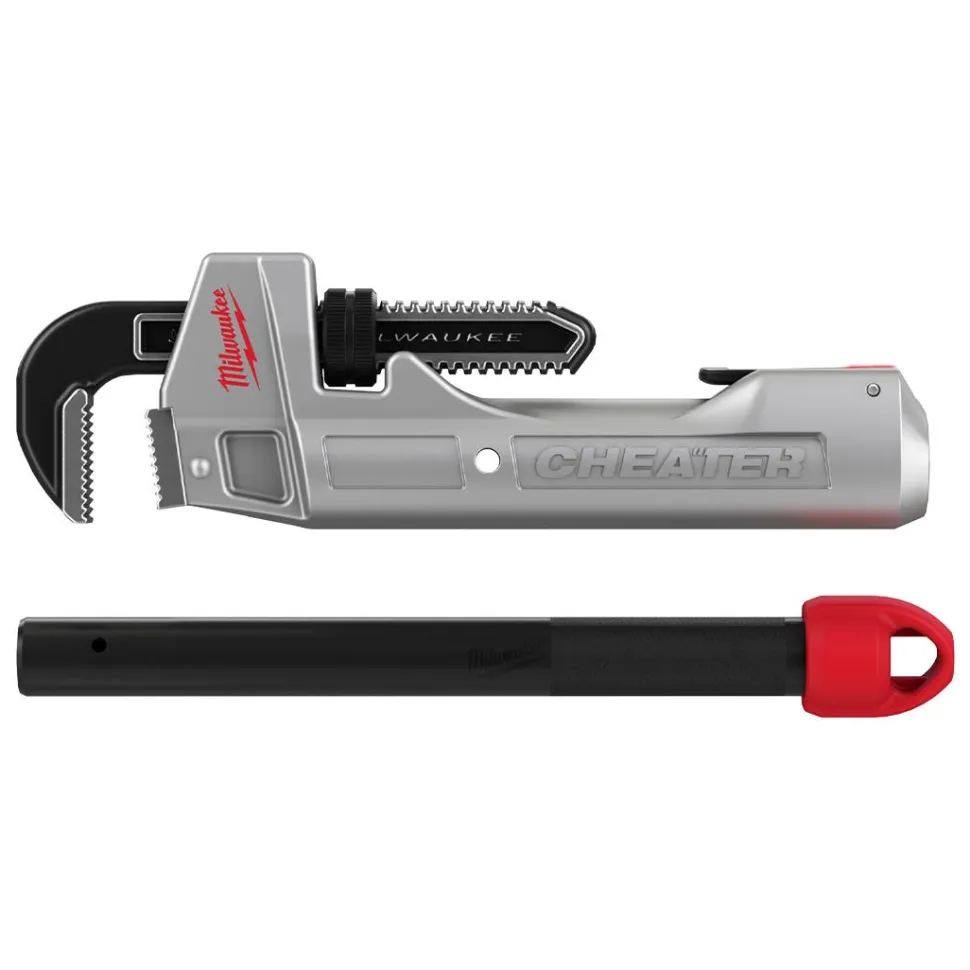 Milwaukee CHEATER Aluminum Adaptable Pipe Wrench 48-22-7318