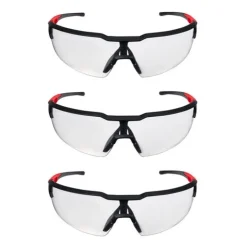 Milwaukee Clear Anti-Scratch Safety Glasses (3 Pack) 48-73-2052
