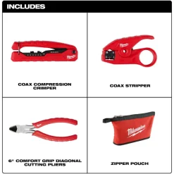 Milwaukee Coax Install Kit 48-22-8103