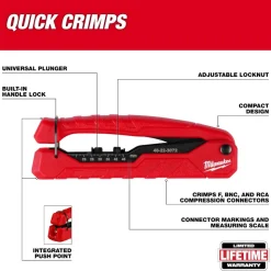 Milwaukee Coax Install Kit 48-22-8103