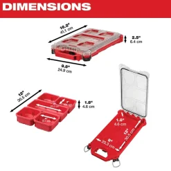 Milwaukee Compact Low Profile Packout Organizer 48-22-8436