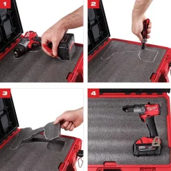 Milwaukee Customizable Foam Insert for Packout Cases 48-22-8451
