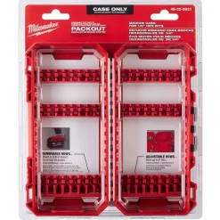 Milwaukee Customizable Medium PACKOUT Compatible Case for Impact Driver Accessories 48-32-9921