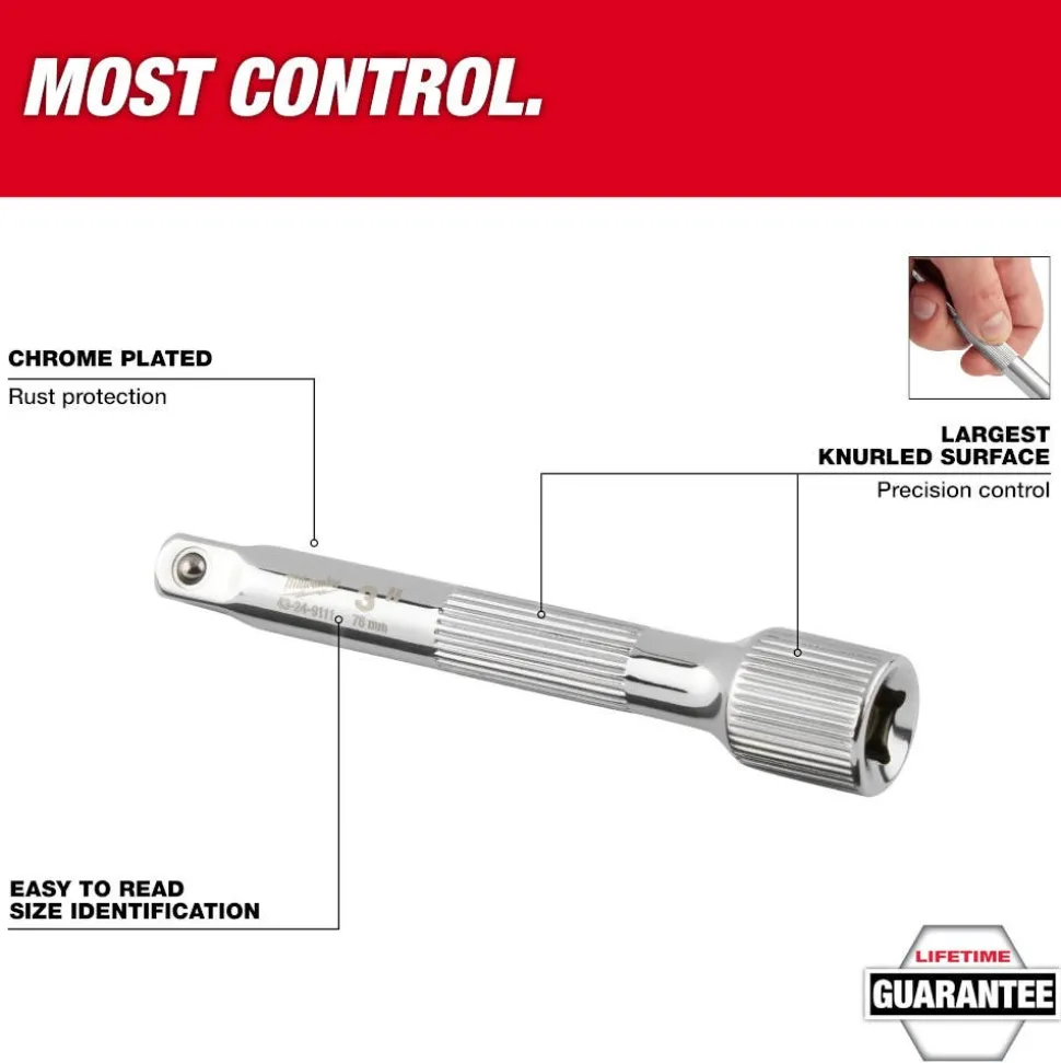 Milwaukee 3/8" Drive 14" Extension 43-24-9108