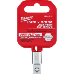 Milwaukee 1/4" Drive 1/4"F X 3/8"M Adapter 42-04-9110