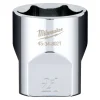 Milwaukee 3/8" Drive 21mm Standard 6-Point Chrome Socket 45-34-8021