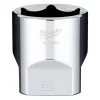 Milwaukee 1/2" Drive 32mm Standard 6-Point Chrome Socket 45-34-2032