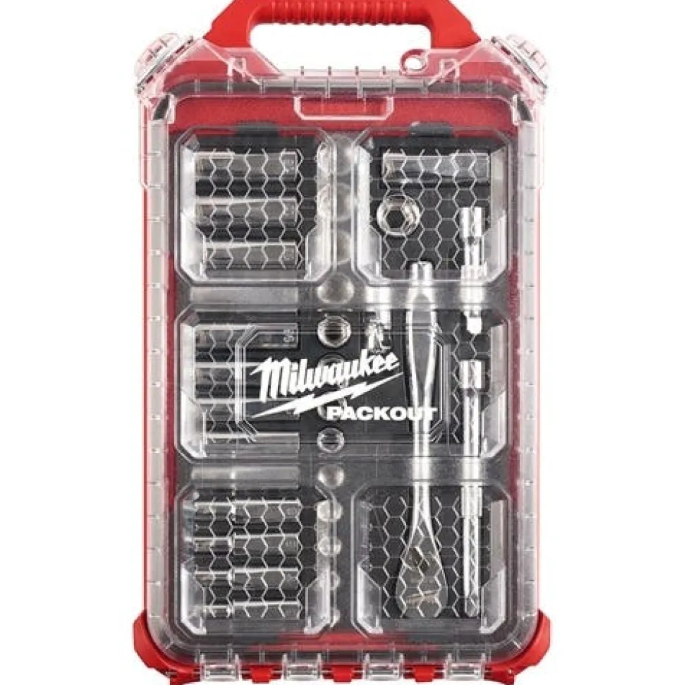 Milwaukee 3/8" Drive 32pc METRIC Tray for Ratchet & Socket Set PACKOUT 48-22-9482T