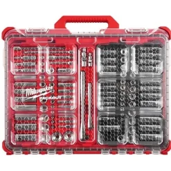 Milwaukee 1/4" & 3/8" Drive 106pc SAE & METRIC Trays for Ratchet & Socket Set PACKOUT 48-22-9486T
