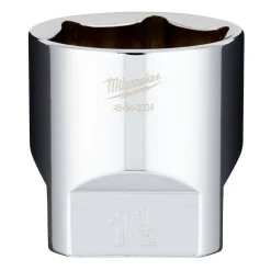 Milwaukee 1/2" Drive 1-1/2" Standard 6-Point Chrome Socket 45-34-2004