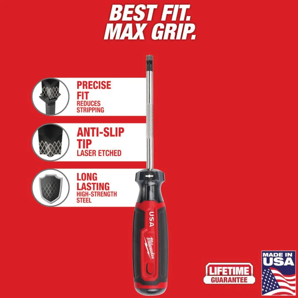 Milwaukee #1 ECX 4" Cushion Grip Screwdriver (USA) MT215