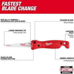 Milwaukee Folding Jab Saw 48-22-0307
